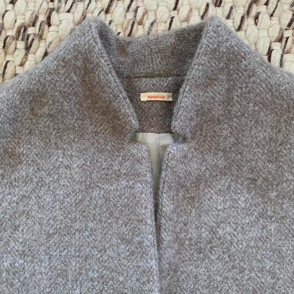 Apuntob alpaca coat - Picture 3 of 7